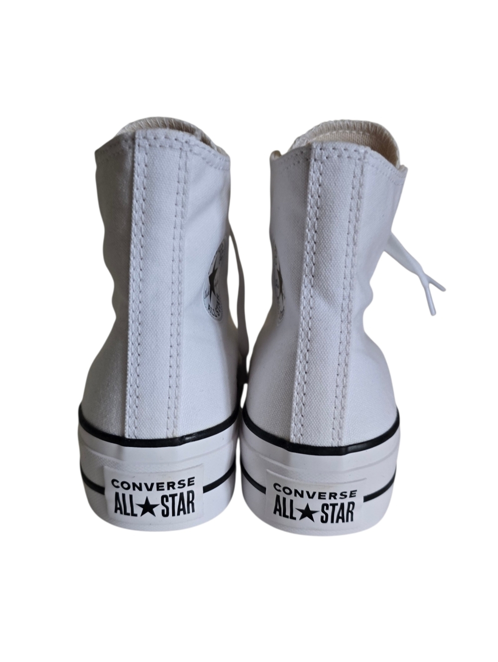 NEW🤍Converse Chuck Taylor All-Star Women White Lift High-Top Platform Sneakers - Picture 6 of 16